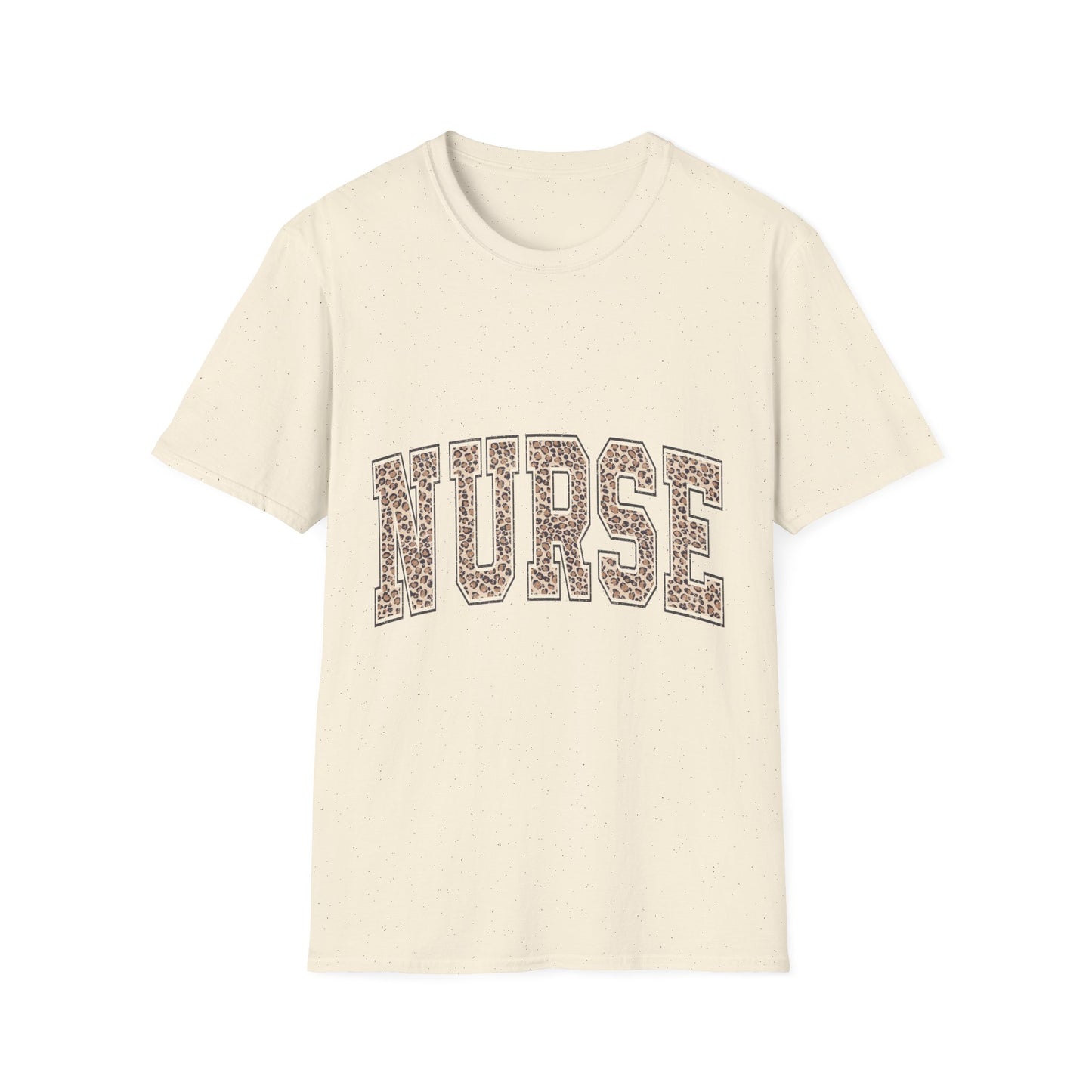 Nurse Leopard Print T‑Shirt — Casual Graphic Tee for Nurses